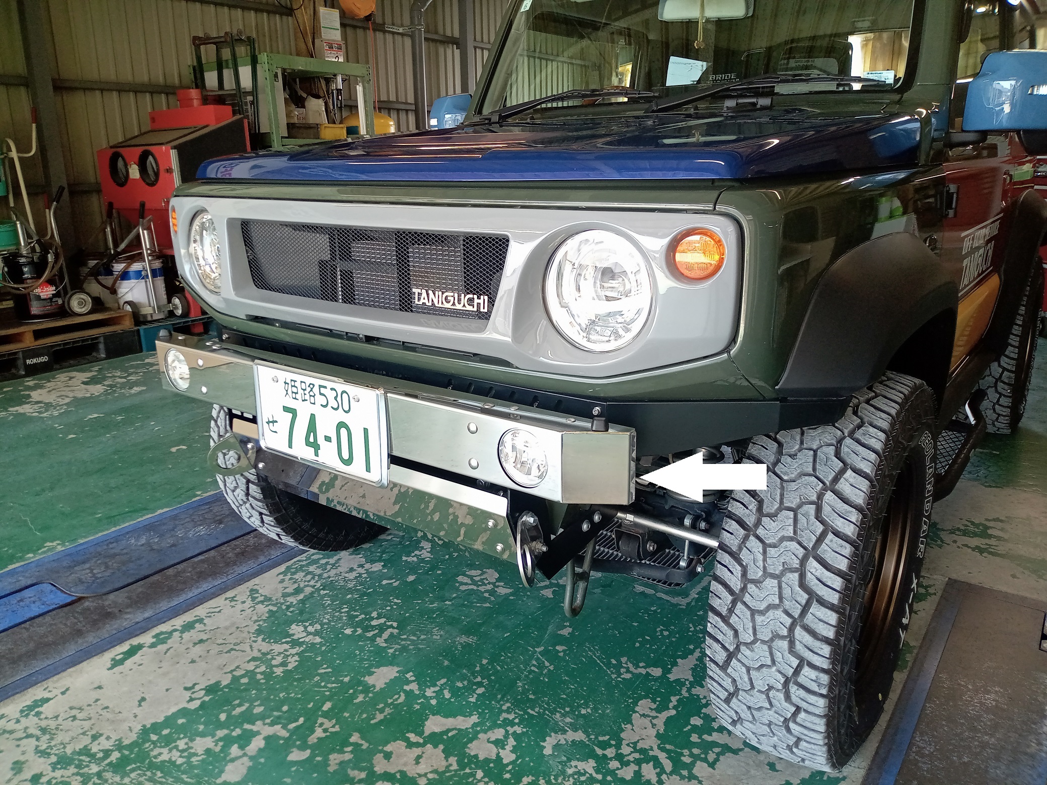 フロント角バンパーSUS50